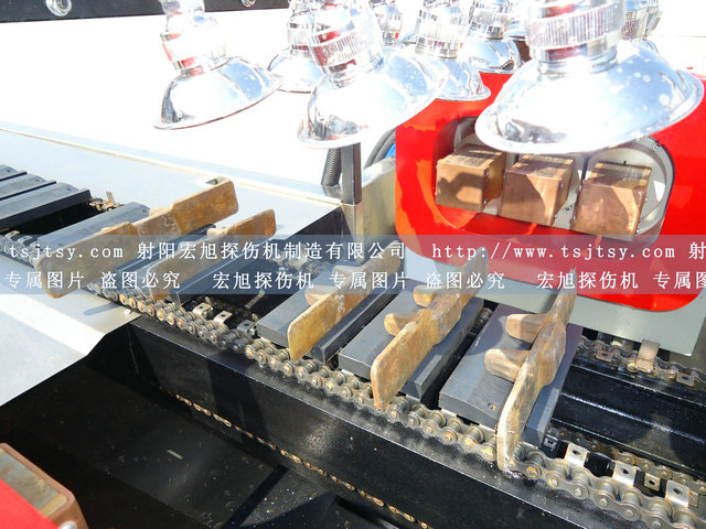 产品名称：铁齿荧光磁粉探伤检测线
产品型号：HCDG-2000
产品规格：台